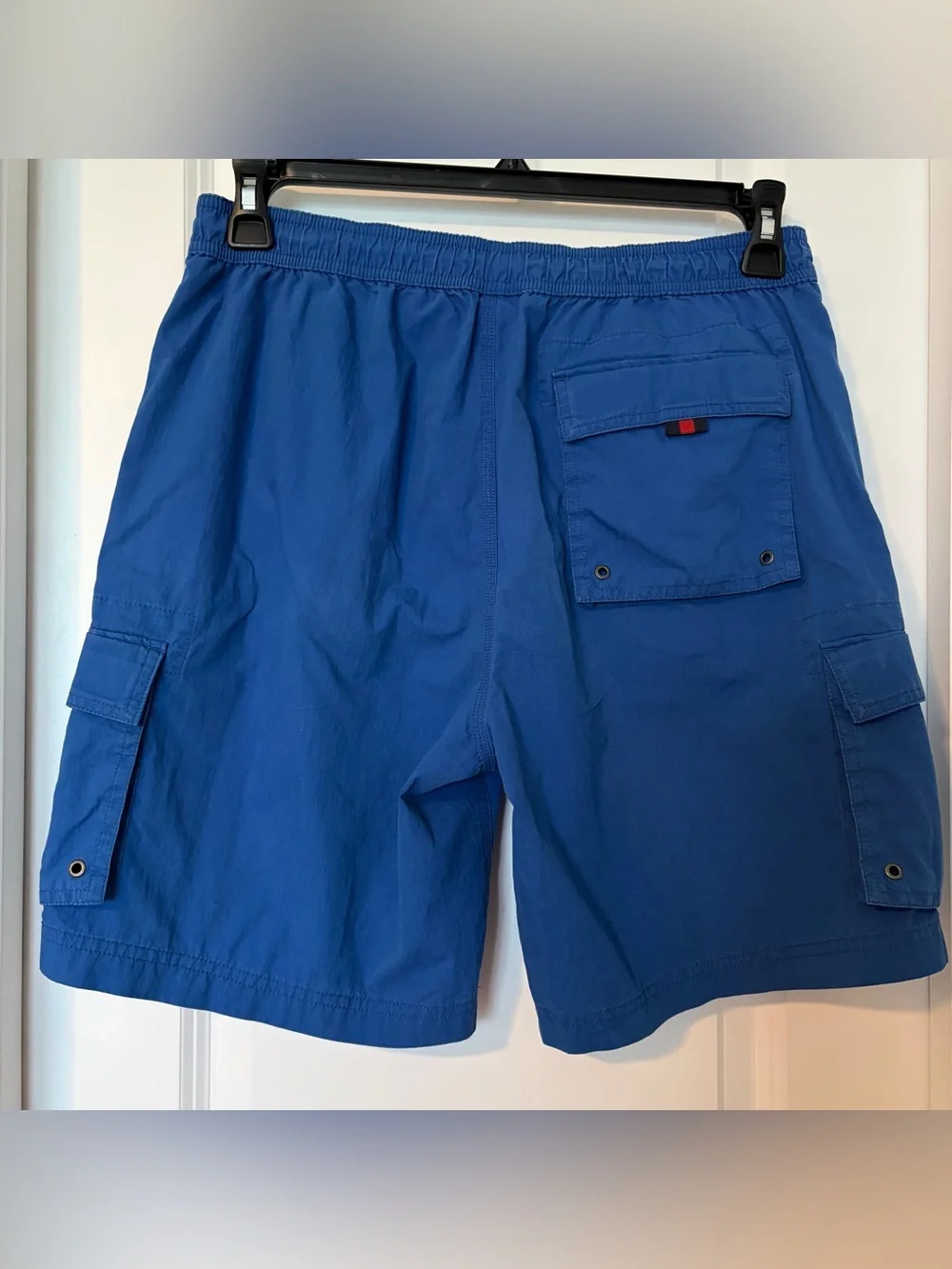 Cremieux- Men's Blue Cargo Swim Trunks Size M